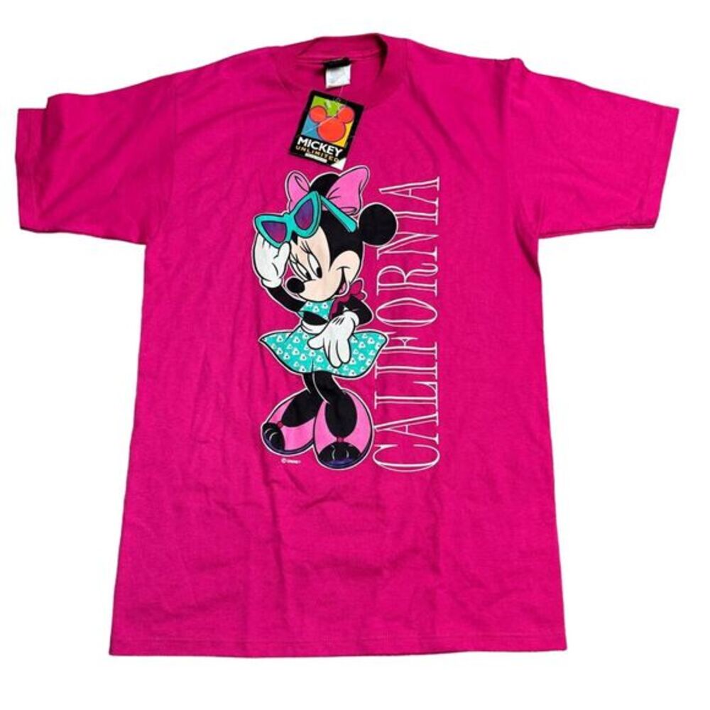 Mickey Unlimited Velva Sheen Disney Minnie Mouse Med California New‎ Old Stock